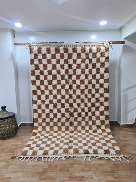 White Faimar Marokkaans handgemaakt tapijt